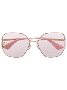 Gucci Eyewear солнцезащитные очки в квадратной оправе
