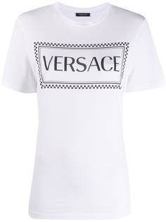 Versace Collection футболка с круглым вырезом и логотипом