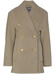 Jacquemus Le Caban oversized peacoat