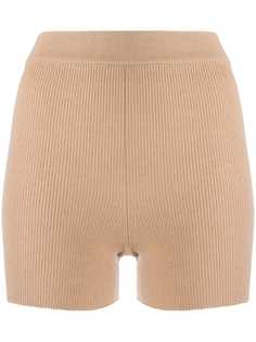 Cashmere In Love облегающие шорты в рубчик