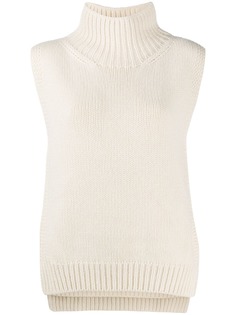 Jil Sander трикотажный топ асимметричного кроя