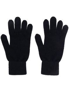 A.P.C. knitted cashmere-blend gloves