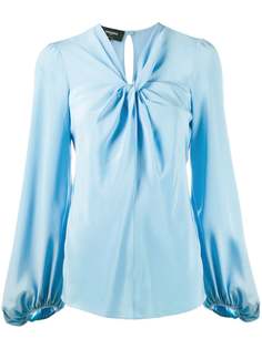 Rochas twist-detail silk blouse