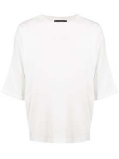 Issey Miyake фактурная футболка с рукавами три четверти