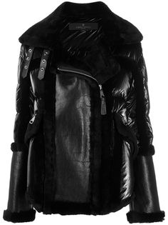 Nicole Benisti shell-panelled shearling coat