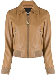 Pinko zip-up sheepskin jacket