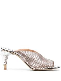 Officine Creative Raimonde metallic mules
