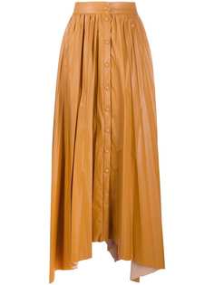 Isabel Marant asymmetric-hem pleated skirt