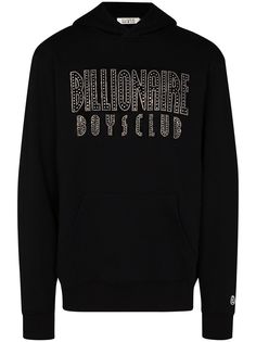 Billionaire Boys Club crystal-logo cotton hoodie