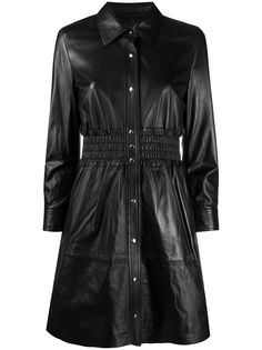 Coach biker shirt dress
