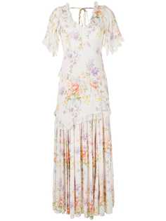 Needle & Thread платье макси с цветочным принтом