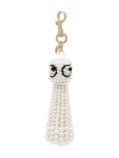 Anya Hindmarch pearl-embellished keyring