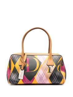 Christian Dior 2004 pre-owned Harlequin MM tote bag