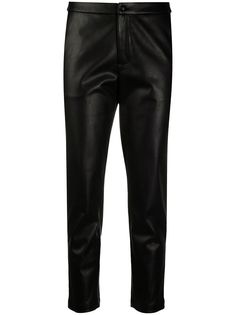 LIU JO faux leather cropped trousers