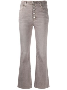 J Brand cropped flared trousers