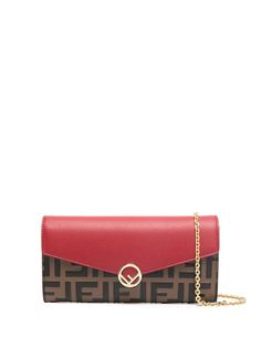 Fendi FF logo-print shoulder bag