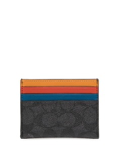 Coach colour-block cardholder wallet