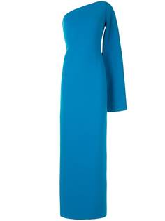 Solace London Callie one-sleeve maxi dress