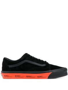 Vans кеды на шнуровке с логотипом на подошве
