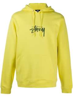 Stussy embroidered logo hoodie