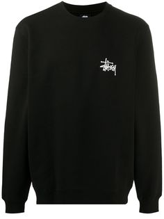 Stussy cotton logo sweatshirt