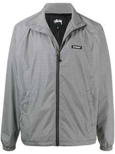 Stussy zipped rain jacket