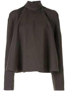 Lemaire reverse-style roll neck blouse
