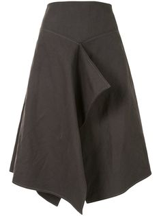 Lemaire draped A-line skirt