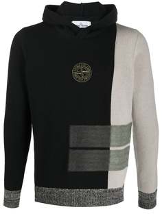 Stone Island худи с вышитым логотипом