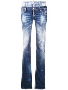 Dsquared2 джинсы с эффектом потертости