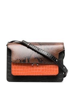 Marni сумка через плечо Trunk со вставками