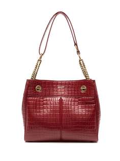 Saint Laurent croc-embossed shoulder bag