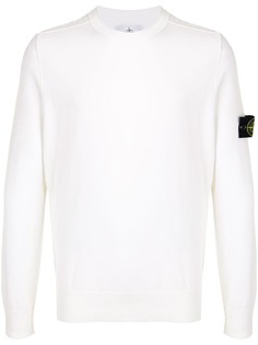 Stone Island толстовка с нашивкой-логотипом