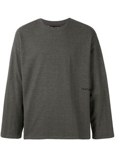 SONGZIO топ с длинными рукавами и вышивкой