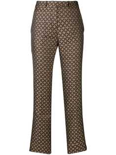 Etro жаккардовые брюки