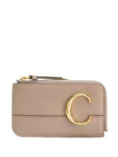 Chloé кошелек с металлическим логотипом
