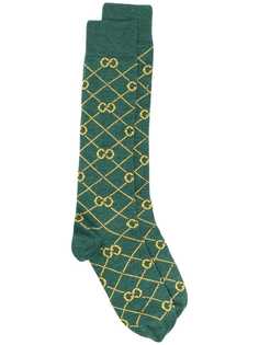 Gucci носки вязки интарсия с логотипом