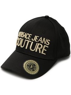 Versace Jeans Couture бейсболка с вышитым логотипом
