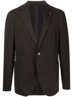 Lardini fitted single-breasted blazer