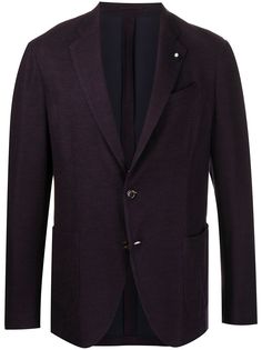 Lardini fitted single-breasted blazer