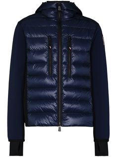 Moncler Grenoble zip-up quilted ski jacket