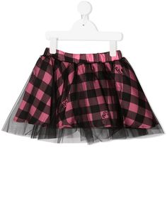 Miss Blumarine пышная юбка в клетку