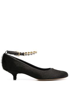 JW Anderson embellished ankle-strap pumps
