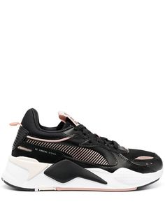 Puma tonal colour block lace-up trainers