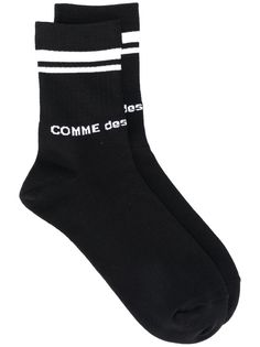 Comme Des Garçons носки вязки интарсия с логотипом