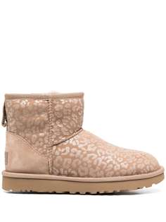 UGG угги Classic Mini II с леопардовым принтом