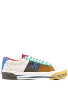 Vans colour stripe suede trainers