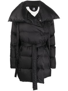 Bacon oversized belted puffer coat
