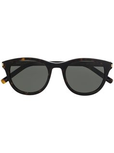 Saint Laurent tortoise shell round glasses