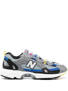 New Balance layered cut-out trainers